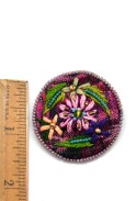 Embroidered Flower Pins